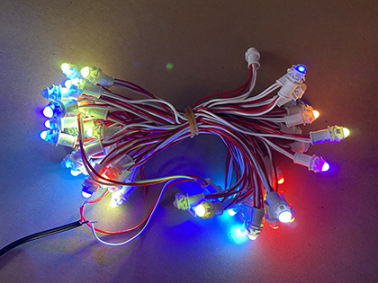 9mm 12V RGB LED String